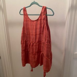 Tie up beach cover up